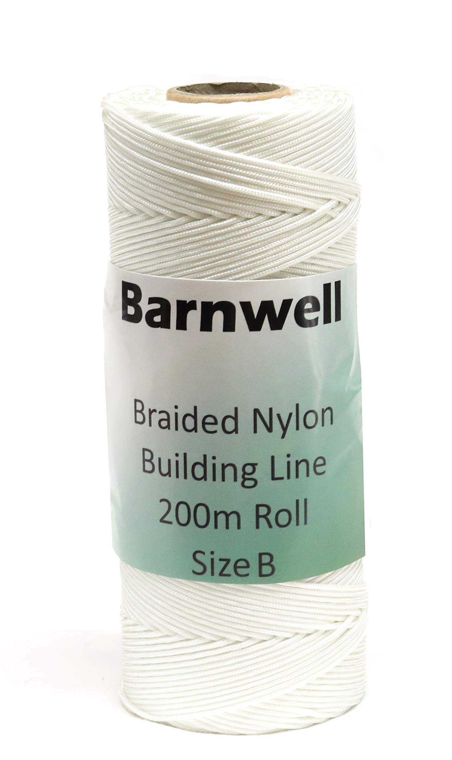 Barnwell White Braided Nylon Chalk Brick Building Line Large 200M Roll Size B Thicker