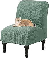 Vista 13 de JIAN YA NA Funda para Silla de Acento sin Brazos, Funda Elástica para Silla sin Brazos de Spandex, Fundas para Sillas sin Brazos, Funda para Silla