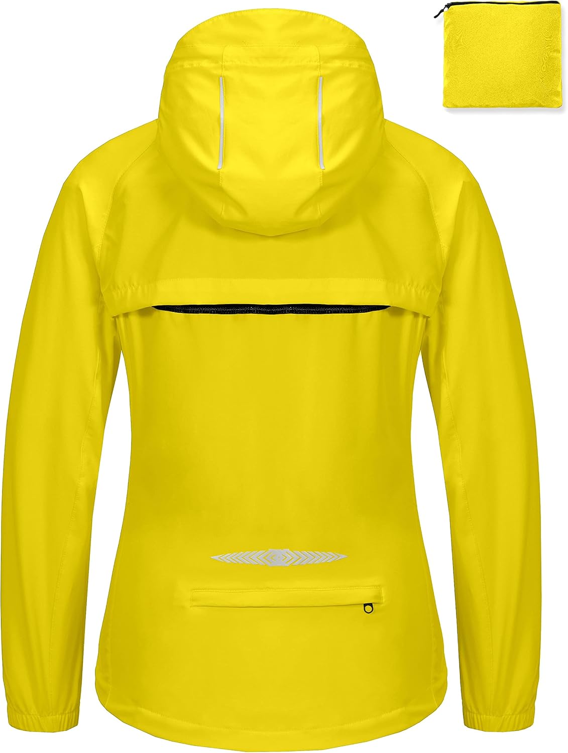 Little Donkey Andy Women's Lightweight Waterproof Cycling Jacket with Removable Sleeves & Hood for Biking Running Golf - Image 2