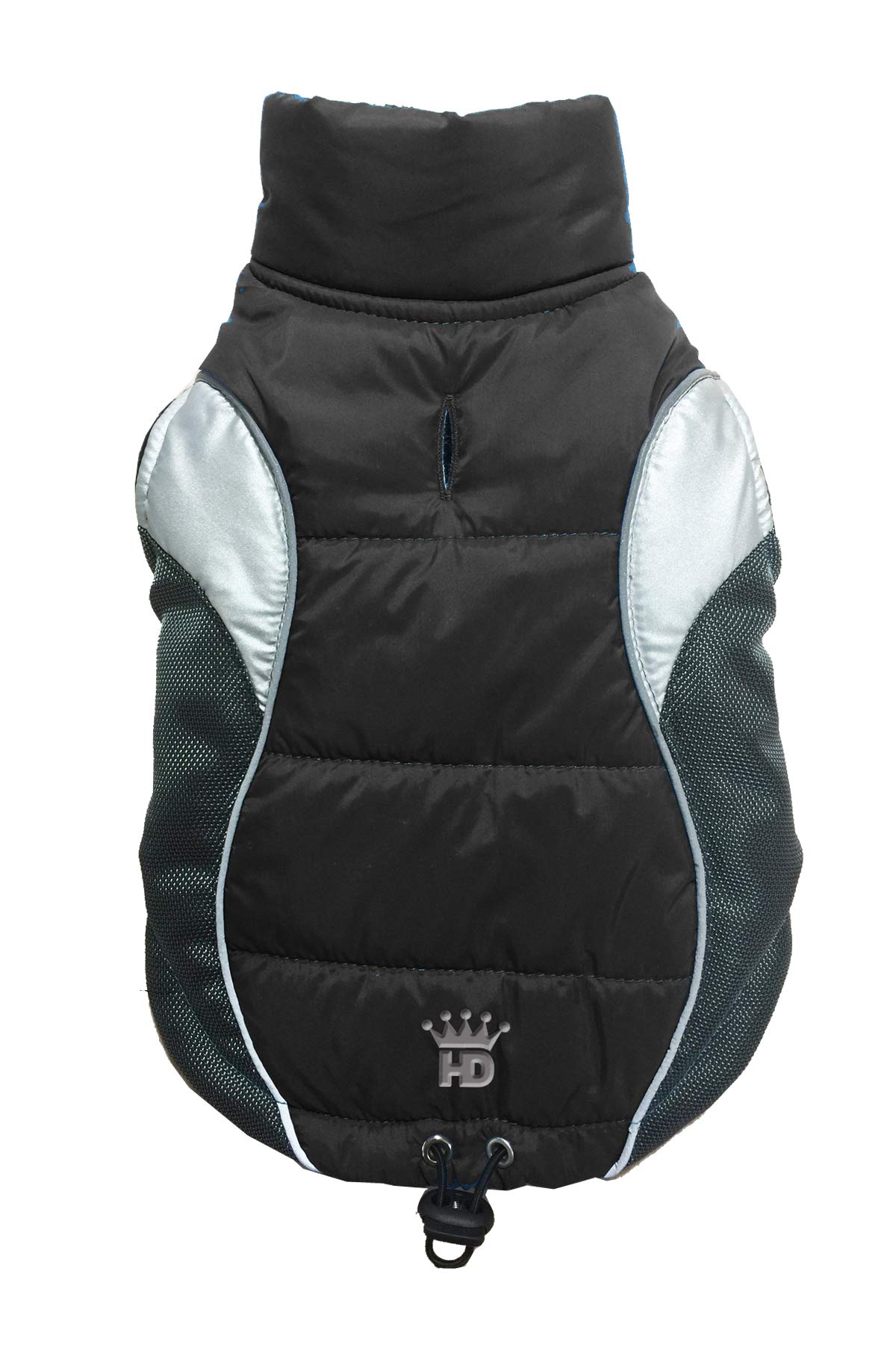 Veste pour chien vêtement doudoune noire XS imperméable manteau Hip Doggie