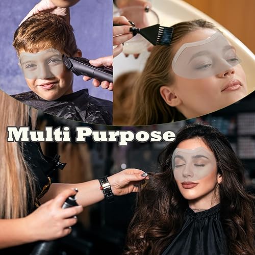 Miniatura 7 de 30 piezas de protector facial de ducha para ojos después de cirugía, protector de ojos desechable de plástico transparente para ducha, laca para