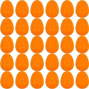 GCQJOQ Plastic Easter Eggs for Holiday Decorations and Celebrations, 30 Pcs
