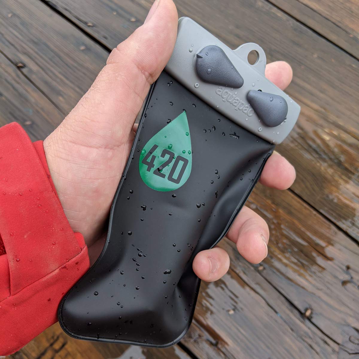 Aquapac Bolsa impermeable, fabricada en el Reino Unido, con cordón de transporte, esencial para viajes, respetuosa con el medio ambiente, deportes acuáticos, senderismo, ciclismo de montaña, accesorio