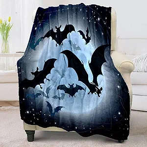 Cute Halloween Blankets for Kids/Teens/Women/Men, Halloween Blankets and Throws for Adults, Spooky Blanket for Boy/Girls/Toddler, Fall Throw Blanket for Couch 50"x 60"
