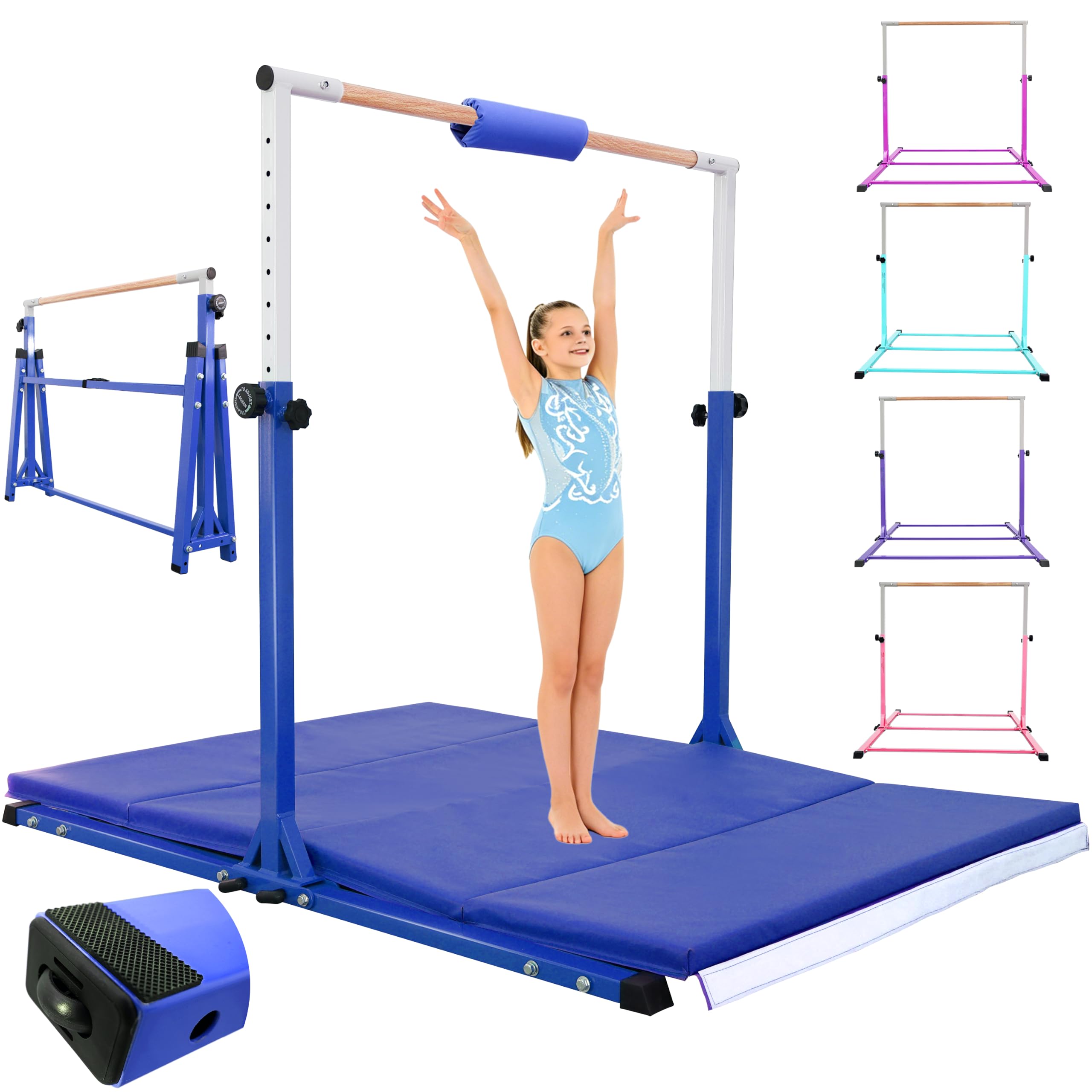 Seliyoo Gymnastics Bar for Kids Teenagers Ages 3-18