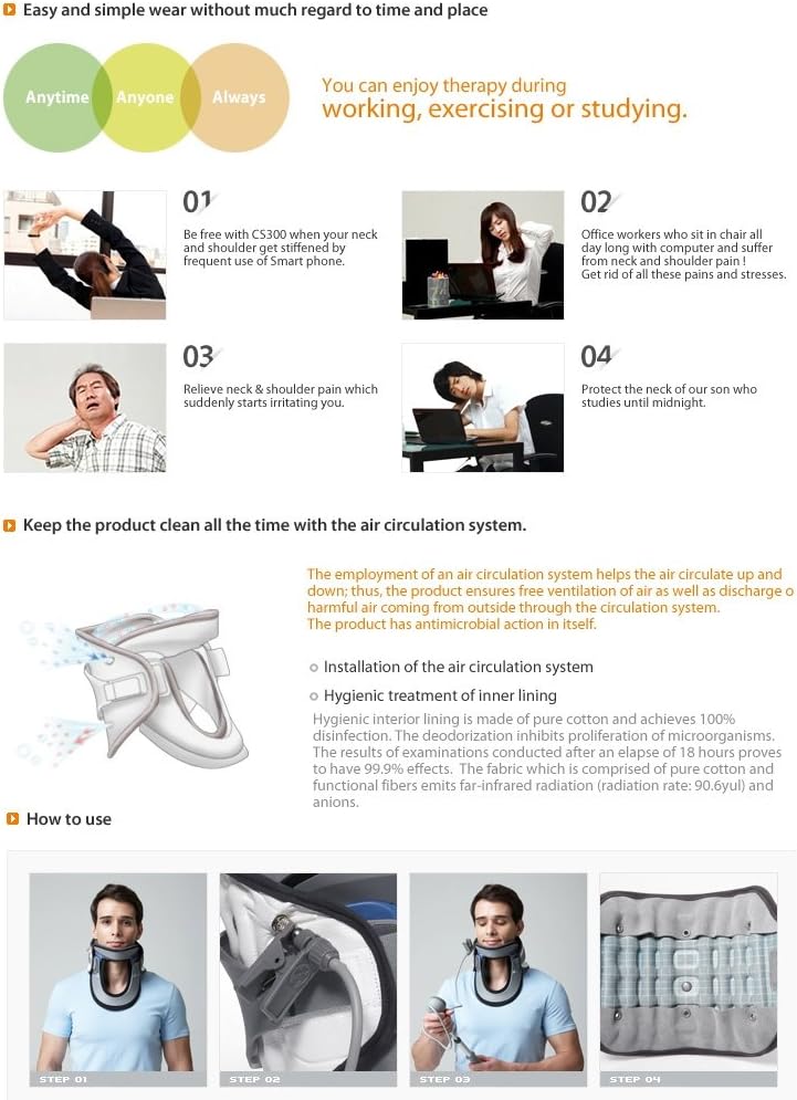 Device Cervical Vertebrae Support Traction Belt