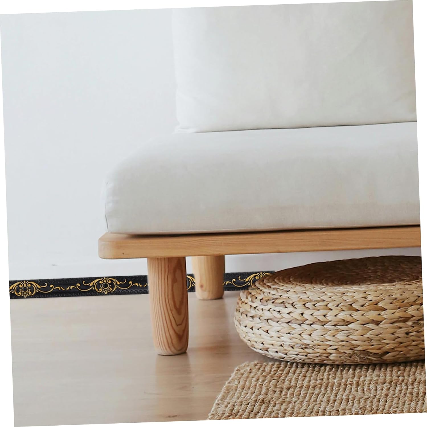 jojofuny Self-Adhesive Wall Edging Trim Flexible Decorative Line for Ceiling Edge and Wall Corners Easy to Install Molding for Living Room and Bedroom Decor