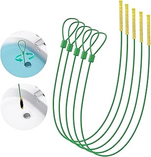 Kelly's Collection 30 Inch Drain Snake Hair Clog Remover, Anti-break Metal Sink Snake Drain Cleaner Tool with Nylon Layer,...