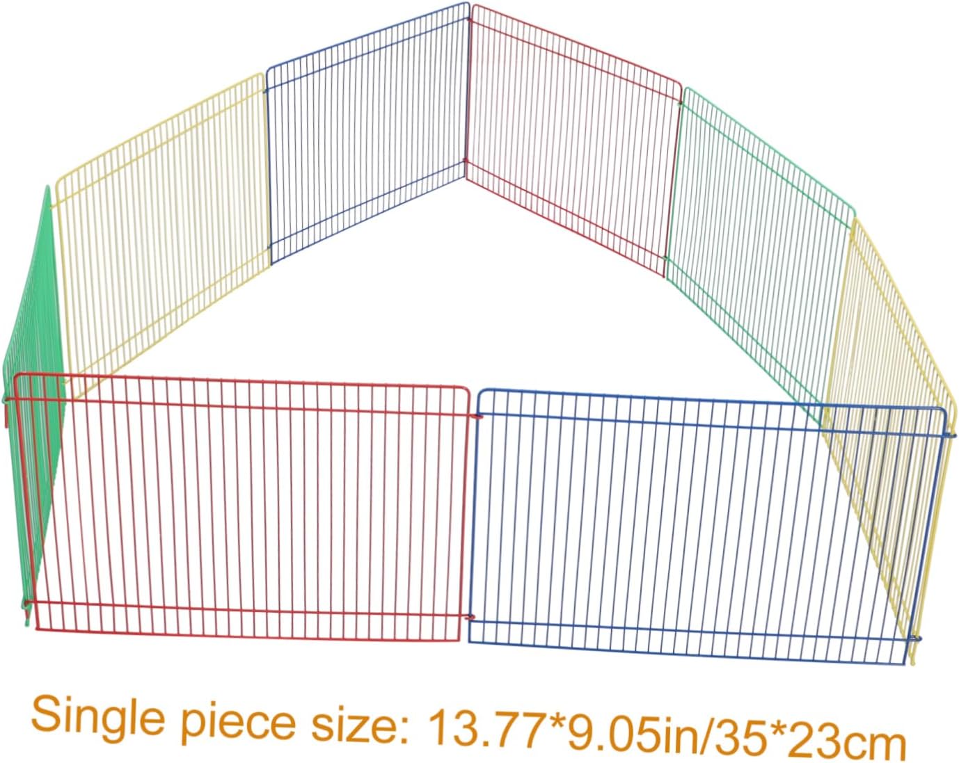 8pcs Guinea Pig Tunnel Hamster Cage Accessories Playpen Fence Small Animal Playpen Toy for Guinea Pig