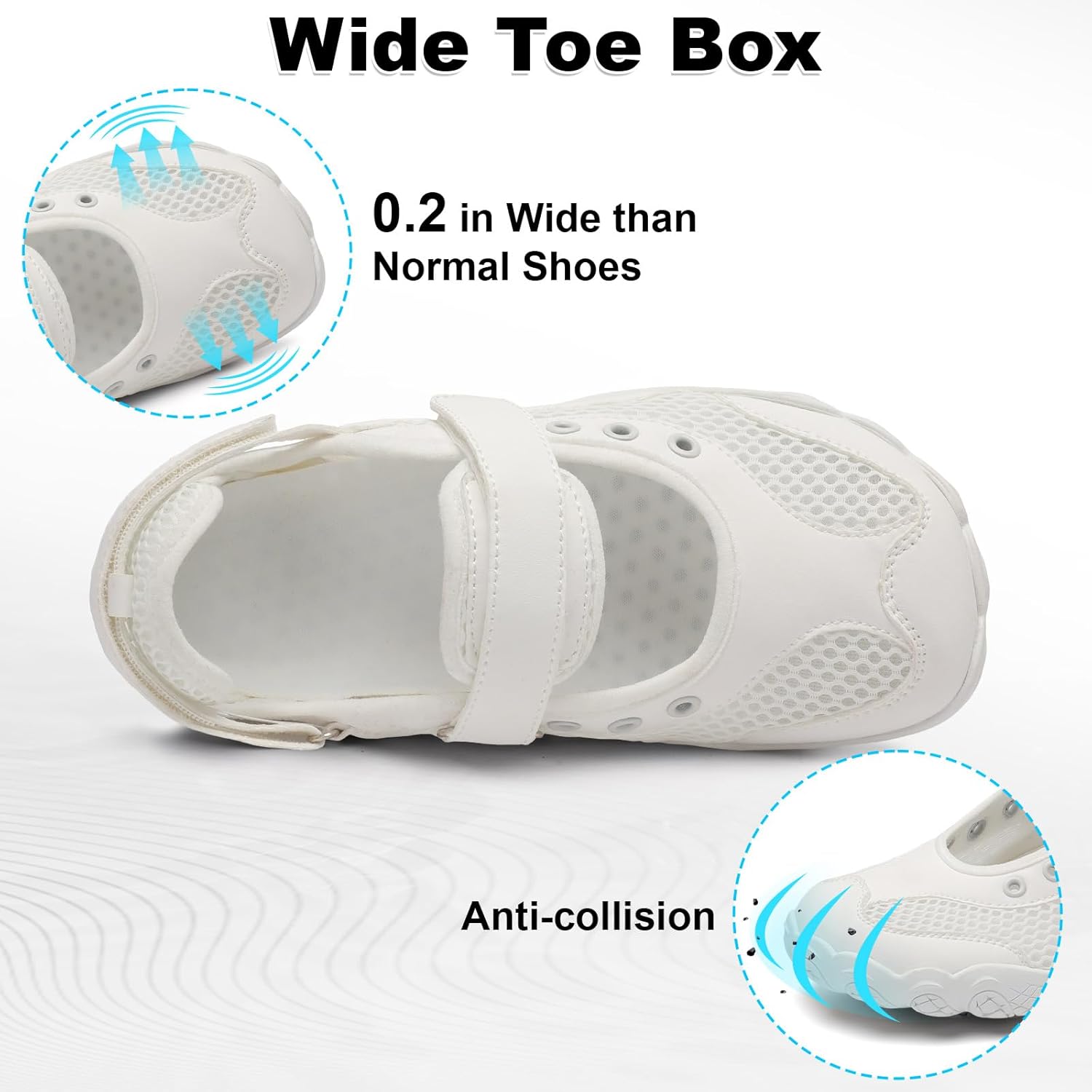 BARERUN Womens Water Shoes Quick-Dry Breathable Outdoor Sandals for Light Hiking Beach Pool Non-Slip Lightweight Wide Barefoot Walking Shoes for Casual Outdoor Activities - Image 4