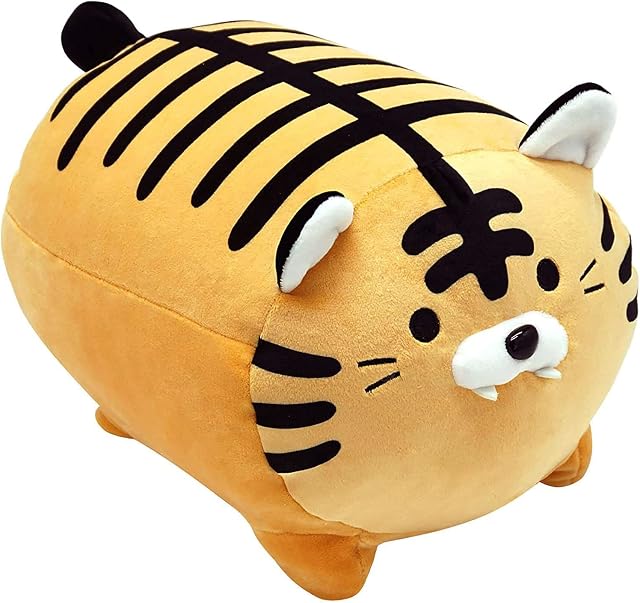 shownicer Plush Pillow, Cute Tiger Plushies 45cm, Soft Toy Stuffed Animals, Doll Cushion for Sleeping Sofa Bed, Cuddly Toy, Creative Gift for Kids Girls Boys Birthday Christmas