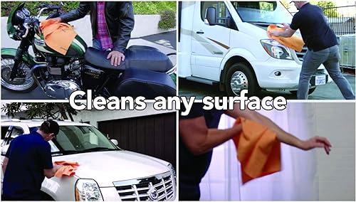 Miniatura 4 de The Original German Shammy - Toalla de limpieza (3 piezas/paquete, 20 x 27 pulgadas)