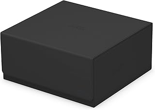Ultimate Guard Treasurehive 90+, Magnetic Case for 90 Magnetic Card Cases (35pt) or over 370+ Toploaders, Black, Magnetic Closure & Snaplock Mechanism