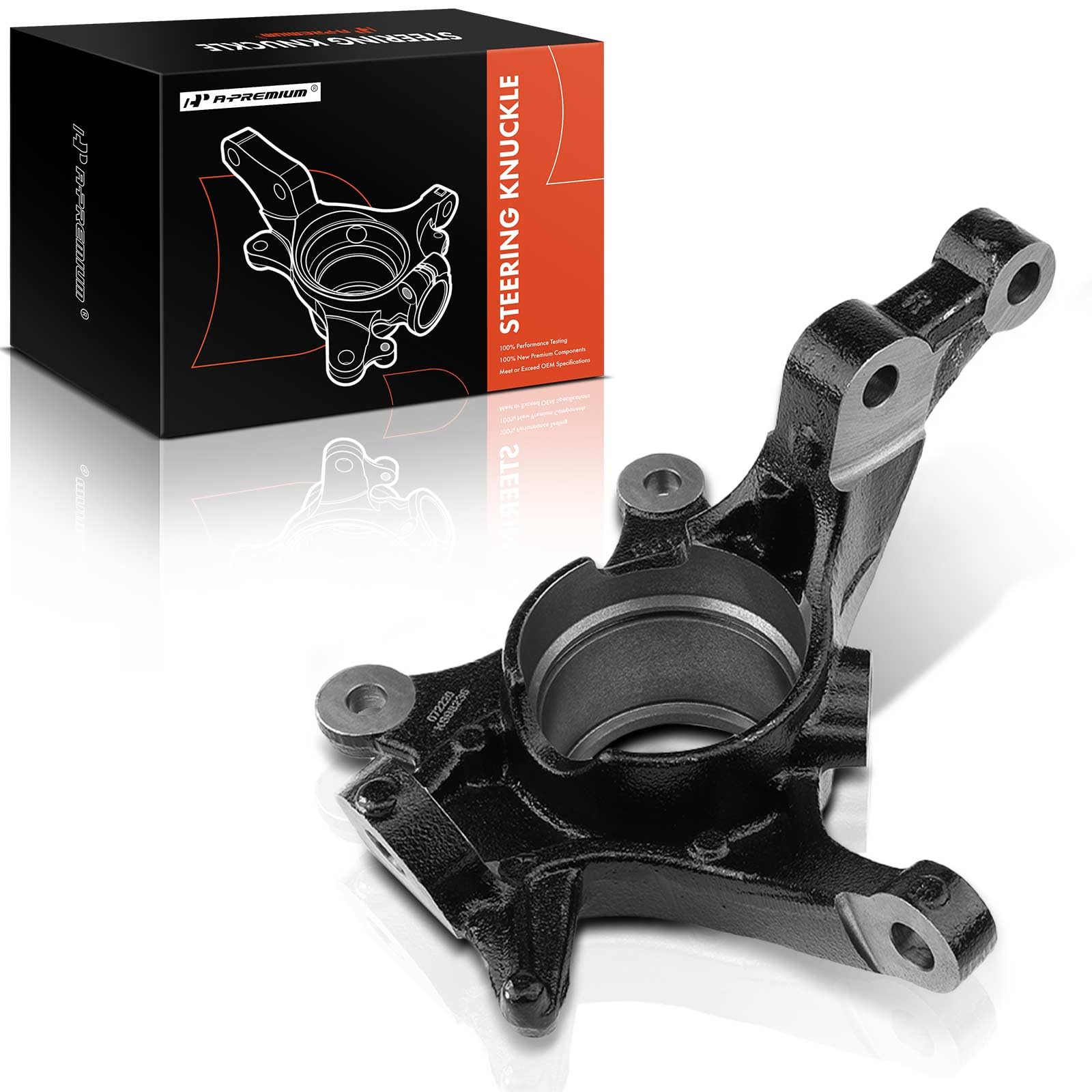 Photo 1 of A-Premium Front Suspension Steering Knuckle Compatible with Hyundai Elantra, Elantra GT, Veloster, 2013 2014, Right Passenger Side, Replace # 51716-A5000, 51716-A5100, 51716-2V000