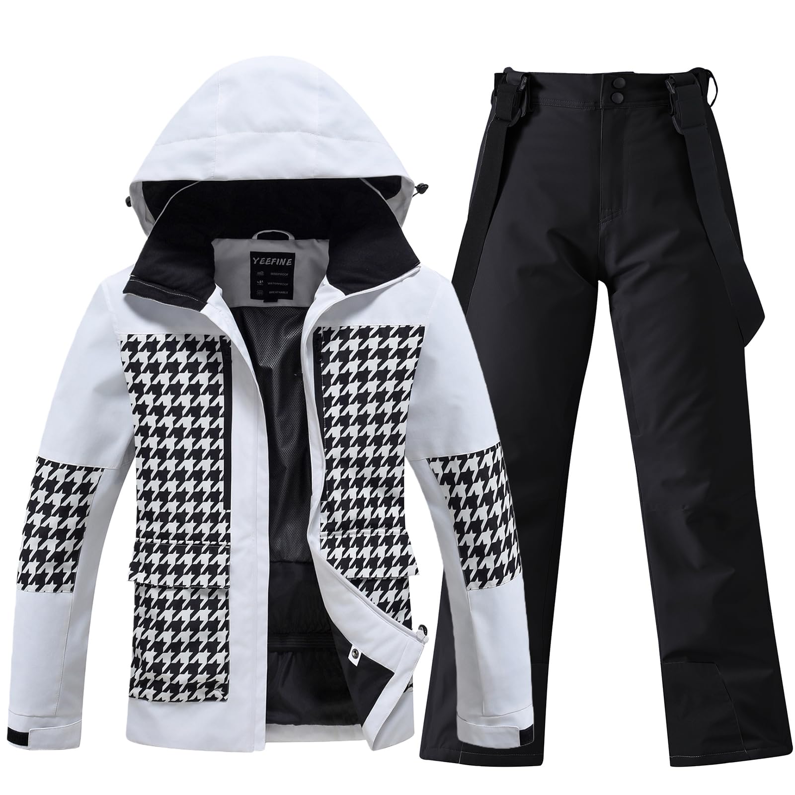 HOTIAN Women's Ski Jackets and Pants Set (Insulated)