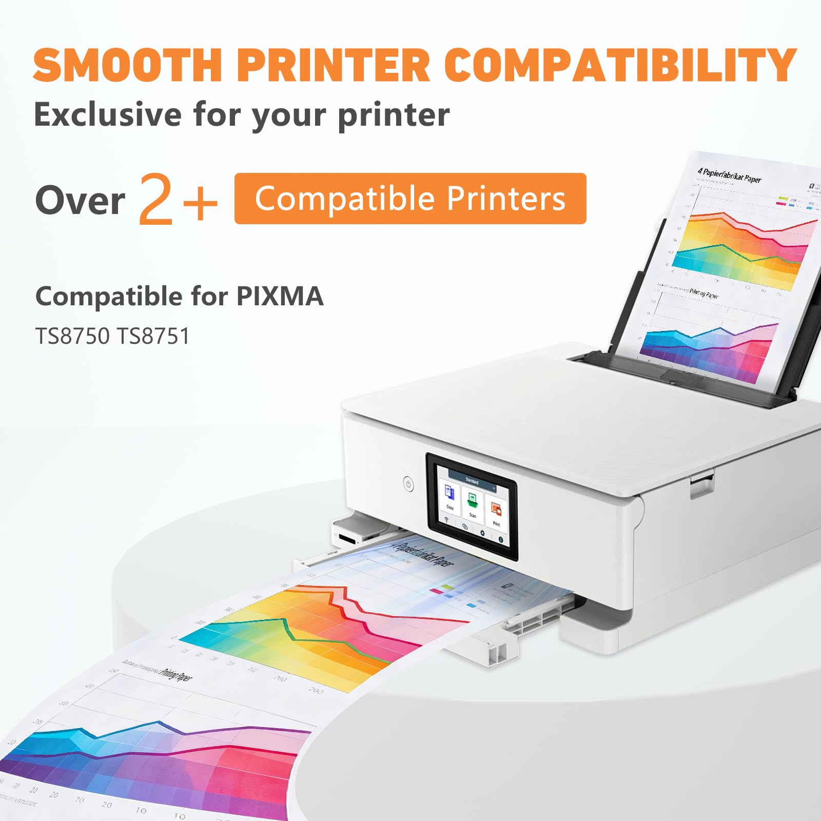 hehua 530 531 XXL TS8750 Cartuchos de Tinta Multipack Compatible para Canon PGI-530 CLI-531 Cartuchos Compatible para Canon PIXMA TS8750 TS8751 Cartuchos de Impresora PGI530 CLI531 (Paquete de 12) - 3