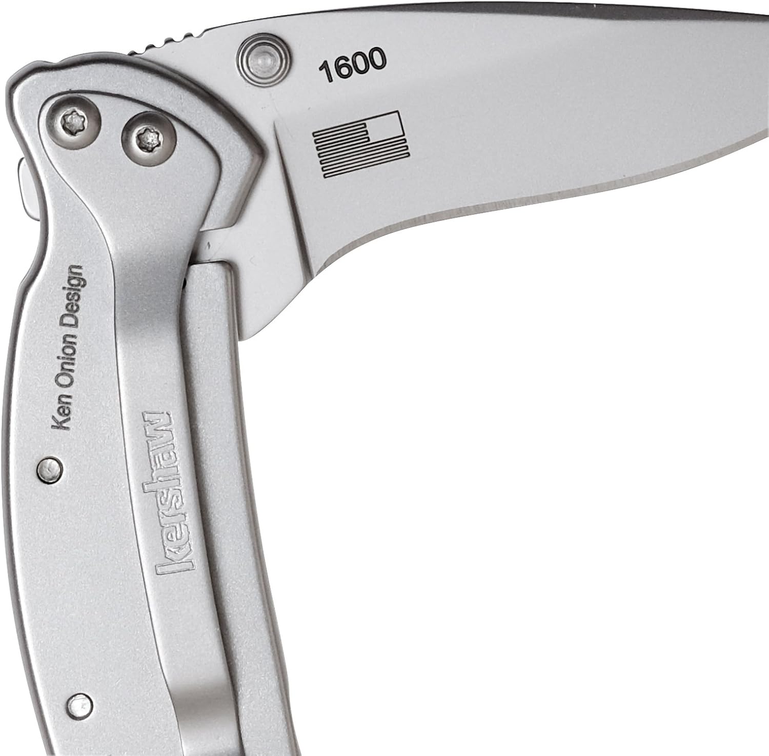 Kershaw Chive Pocket Knife (1600); 1.9” 420HC Steel Blade with 410 Stainless Steel Handle, SpeedSafe Assisted Opening with Flipper, Frame Lock, Tip-Lock Slider and Single-Position Pocketclip; 1.7 OZ. : Kershaw: Tools & Home Improvement