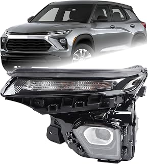 LH Halogen Signal LED Projector Headlight Fit for 2024 2025 Chevy Trailblazer LT/LS Chevrolet Headlamp Assembly Left Driver Side 42859233 42840753