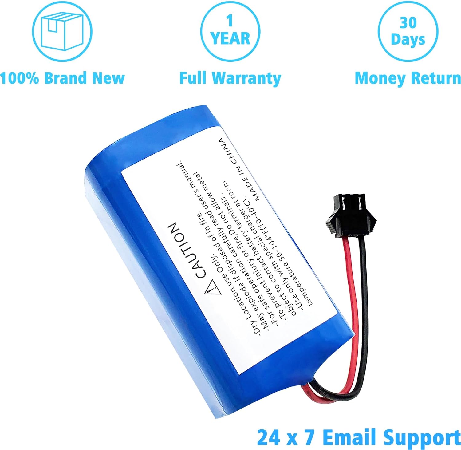 850T Battery Compatible with Proscenic 850T 850P Neatsvor X500 X520 X600 Ultenic D5 D5S Pro Series Robot Vacuum Cleaner CMICR18650F8M7-4S1P 14.4V