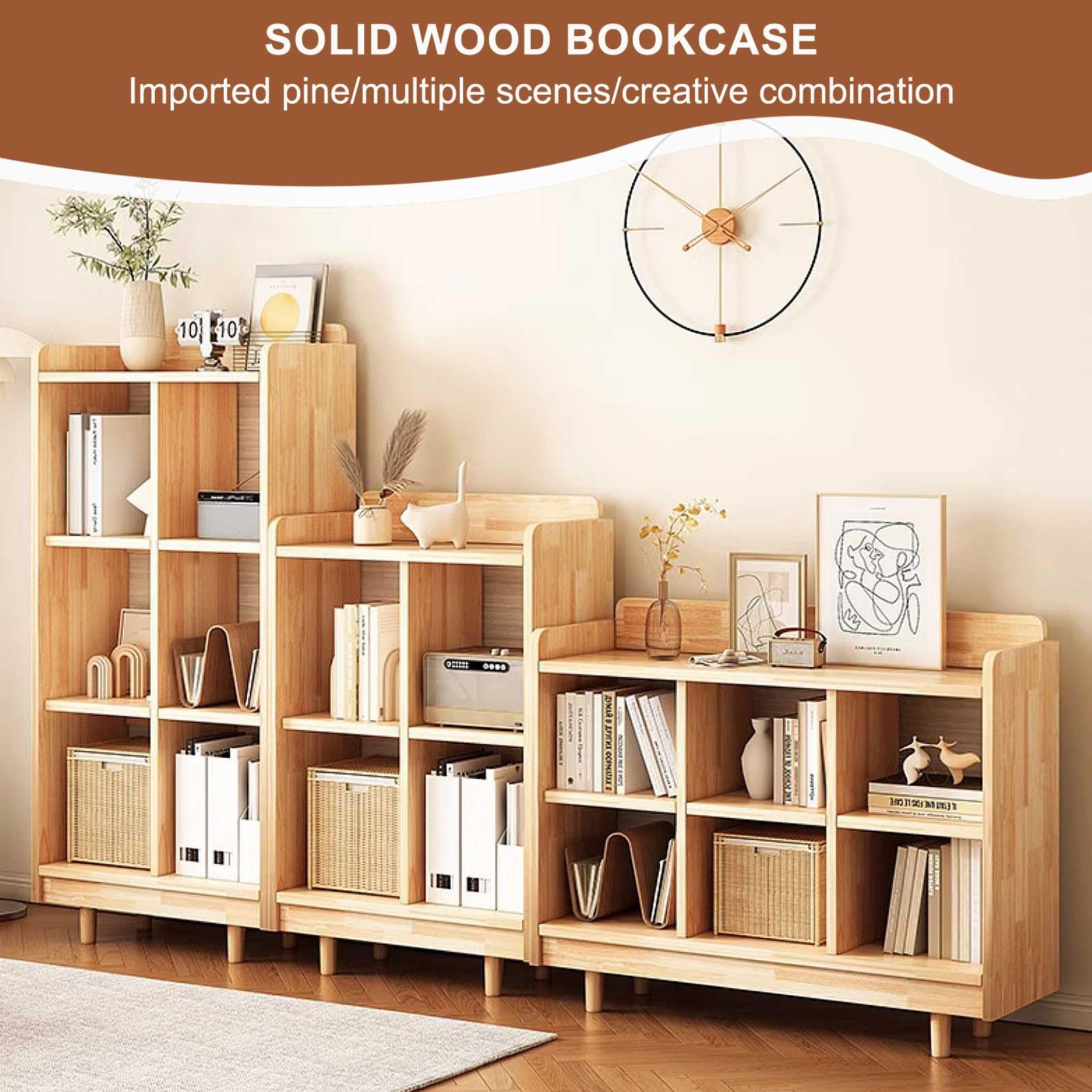 Amazon｜7キューブフロアスタンディングディスプレイキャビネット