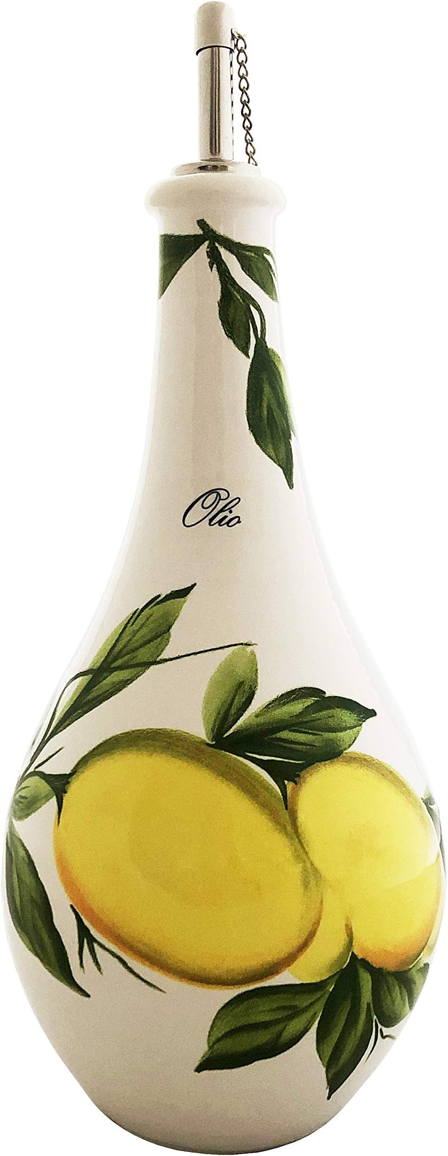 Lemon Olive Oil Bottle, 11-Inch