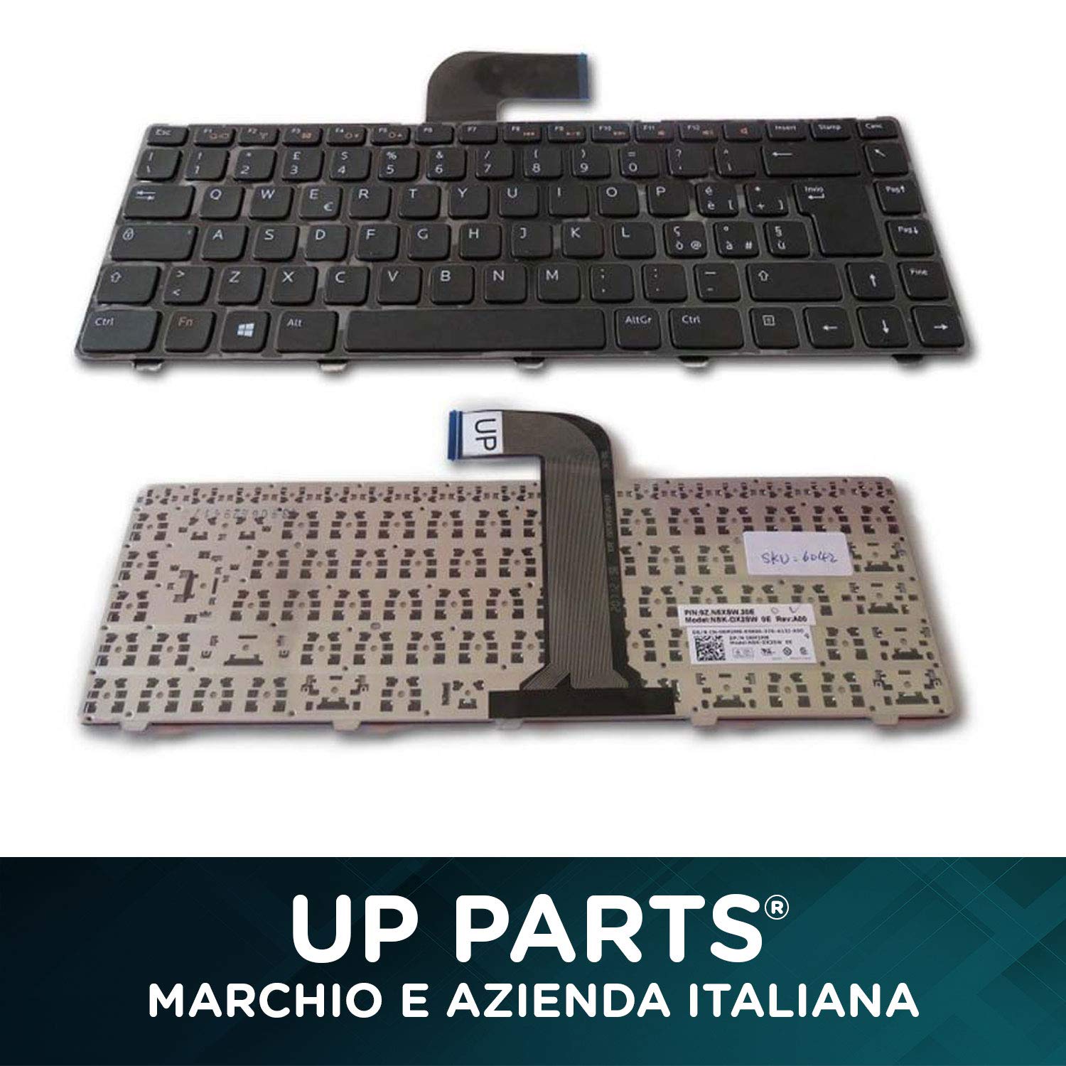 Tastiera Italiana per Notebook Dell Vostro 3350 3450 3460 3550 XPS L502X Latitude 3330