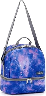 NEW TILAMI Kids Lunch Bag Double Insulated for tilami Rolling Backpack Girls Boys forTravel School Picnic, Starlit Violet