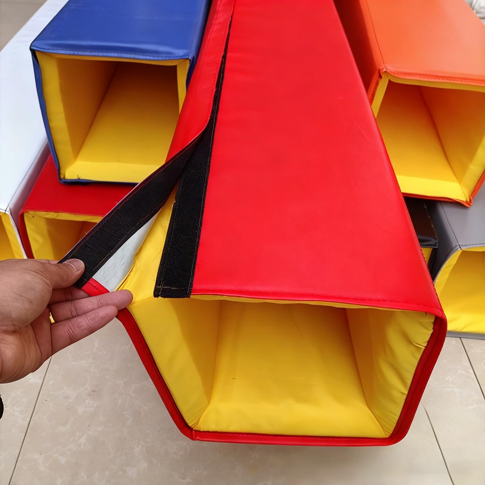 Universal Protective Padding for Square Poles 6x6 Inch, Outdoor Column Wrap Around Post Pad for Safety