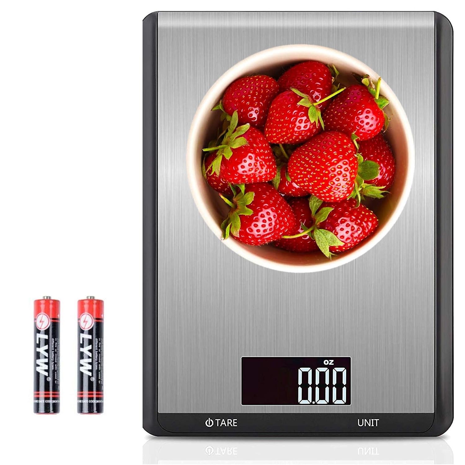 ANGOO Food Scales Digital Weight grams and oz, MAX 10 kg Digital Kitchen Scale, Cooking Scale, Baking Scale, Meat Scale
