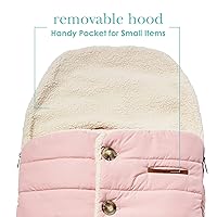 Vista 5 de JJ Cole Bundle Me Winter - Funda para asiento de automóvil y bolsa de banderines para niños pequeños, urbana, resistente a la intemperie, accesorios