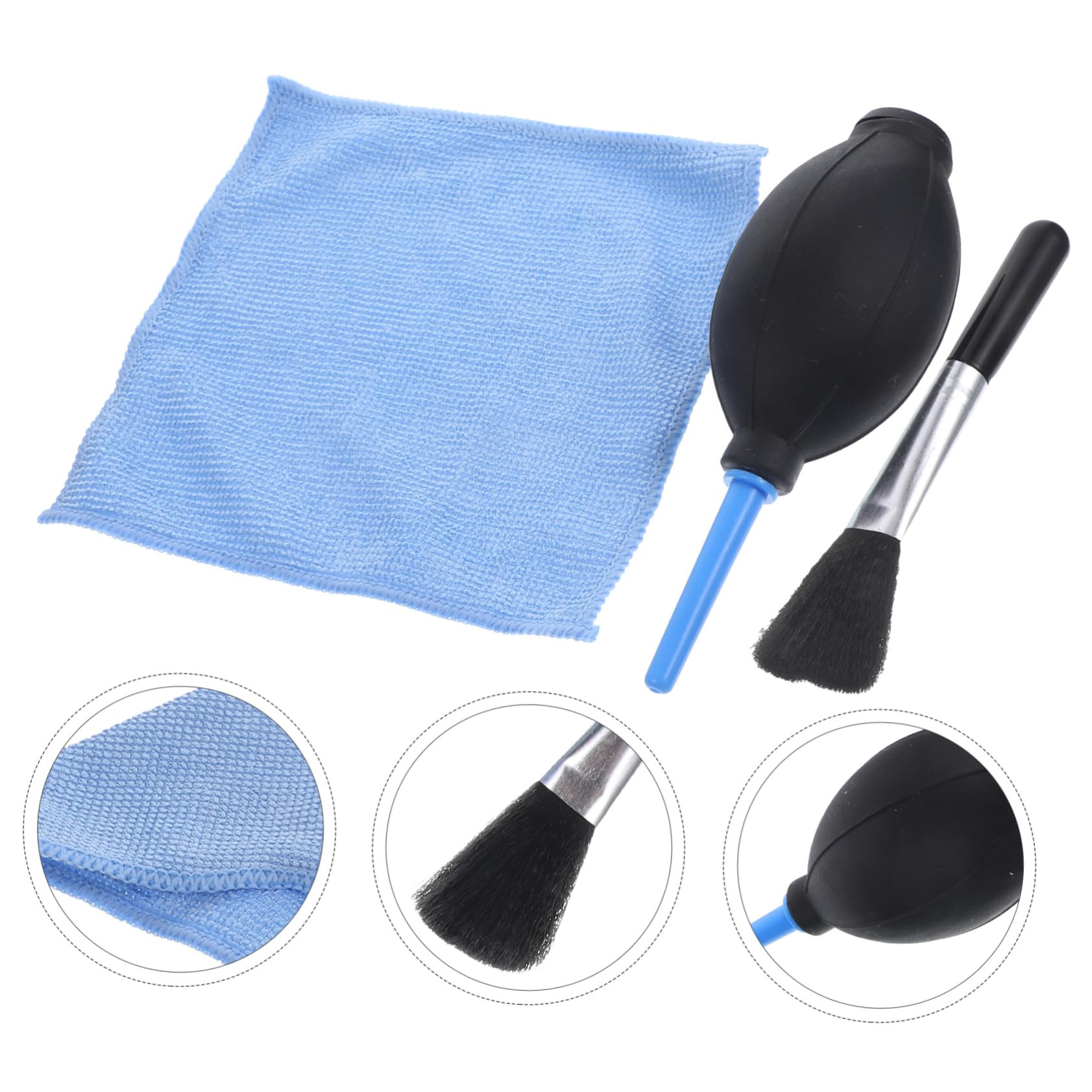 KONTONTY Lens Cleaning Tool Camera Blower Camera Lens Cleaner Camera Maintenance Tool Keyboard Dust Blower Lense Cleaners Air Blower Lens Blower LCD Screens Dust Blower Camera Air Silicone