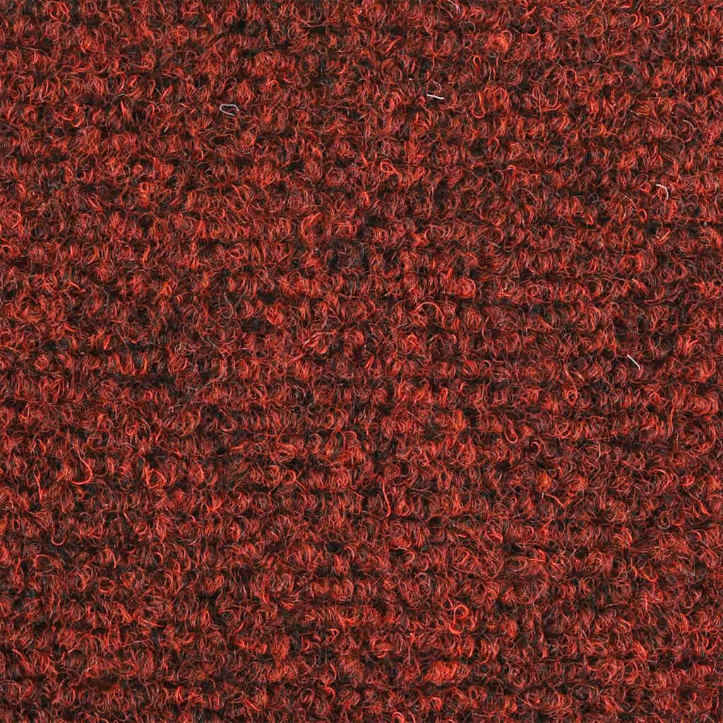 Samoprzylepne maty na schody, wygłuszające, ochrona podłogi, do przedpokoju, wejścia, 30 sztuk, 76 x 20 cm, bordowe, czerwone
