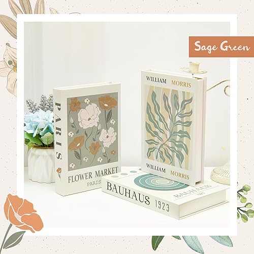 Miniatura 7 de 3 libros decorativos para decoración del hogar, mesa de café, libros de decoración estética, libros falsos para decoración de libros apilados, 10 x
