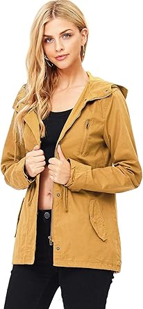 mustard cargo jacket