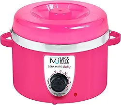 Mega Bell, Panela aquecedora de cera para depilação, Termocera, Cera-Matic Baby, Sem refil, Bivolt, 200g
