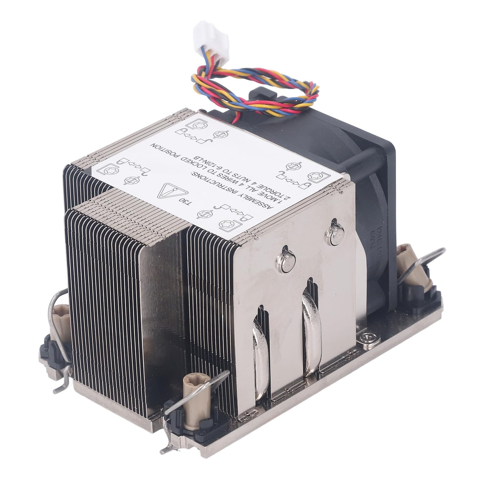 Controller industriale ad alte prestazioni Dissipatore di calore in lega di alluminio CPU Cooler con efficiente dissipazione del calore per processore server Mini PC Ventol