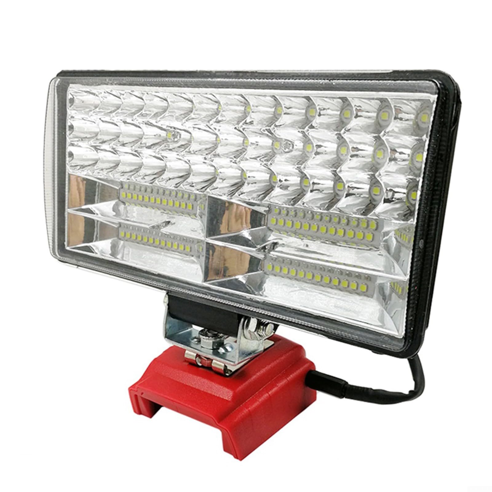 18V LED Work Light 84 LED 11800LM Flood Focus | 84 chip LED, uscita 11800 lumen, modalità di inondazione e messa a fuoco, ingresso 18V, illuminazione cantiere