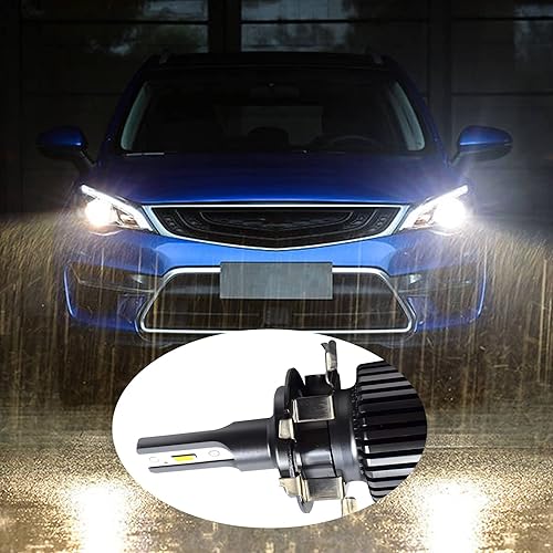 Miniatura 7 de 1 par de adaptadores LED H7 para faros delanteros, adaptador de faro LED H7, soporte de base de bombilla compatible con