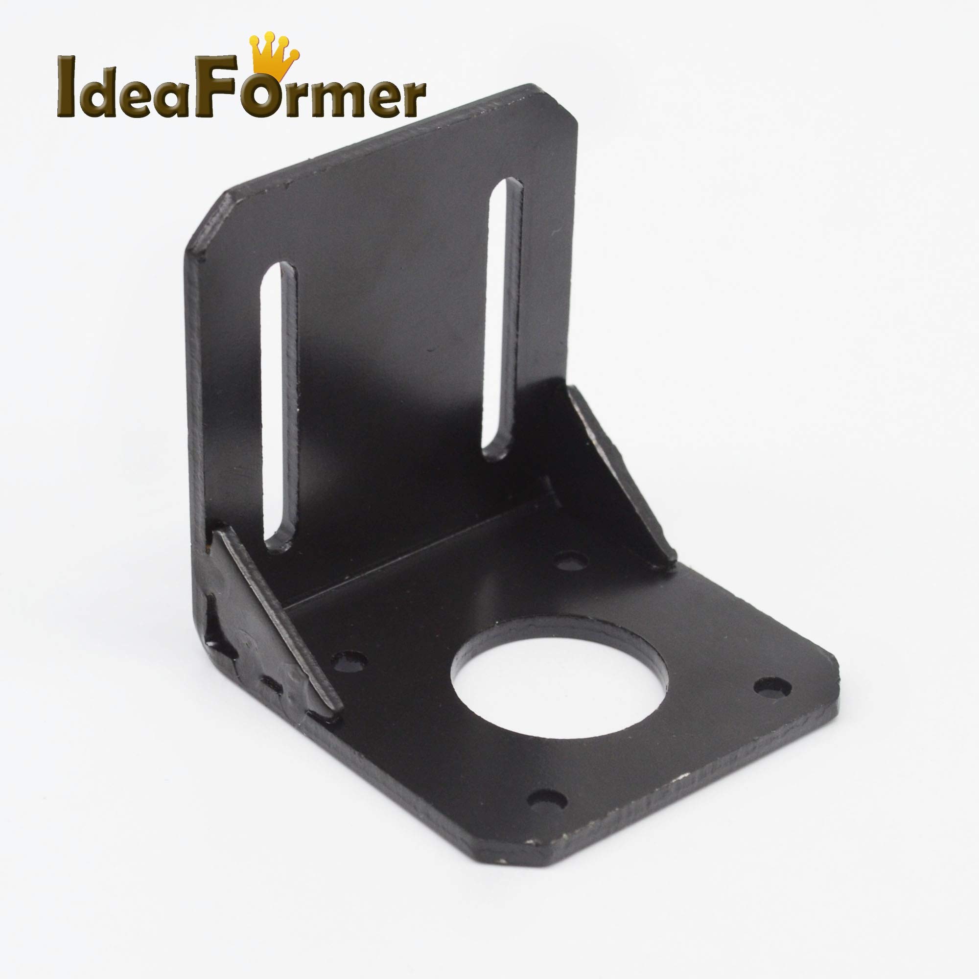 GIMAX NEMA17/23 Mounting L Bracket Mount 4242mm or 5757mm Step Stepper MotorMotor Holder Mounting Seat for 3D Printer Stepper Motor - (Size: 42mm)
