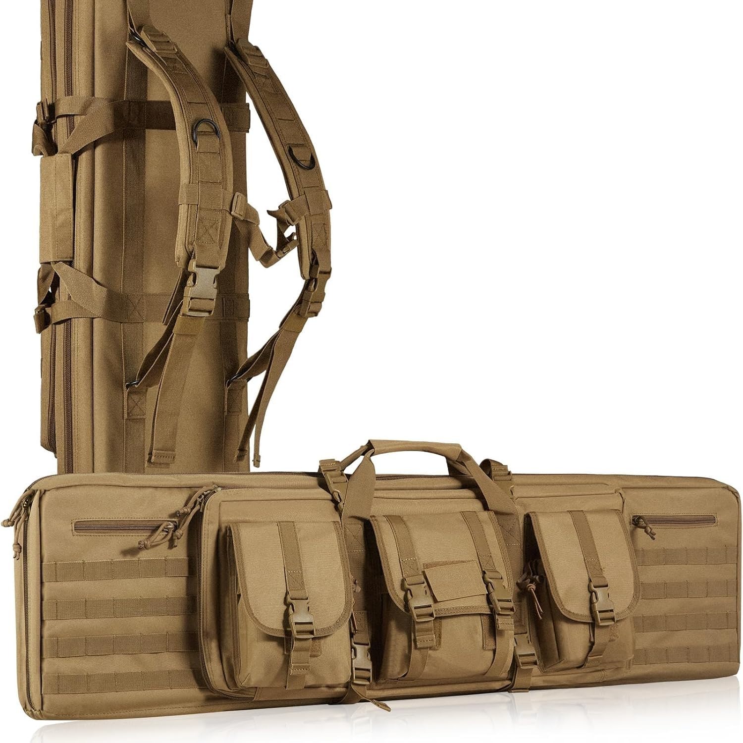 Gewehrtasche,Luftgewehr Tasche,Gewehrkoffer Futteral Langwaffen Fürpistole Gewehr Range Bag Für Jagd Schießstand Schusswaffentransport,Waffentasche Für Langwaffen,Taktische Zubehör