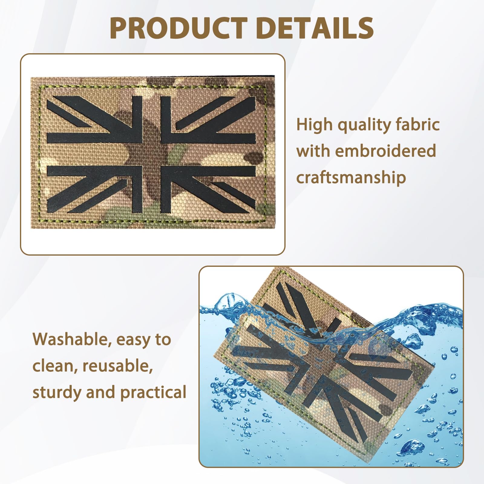 Kighdel British Union Jack Patch Tactical - Image 3