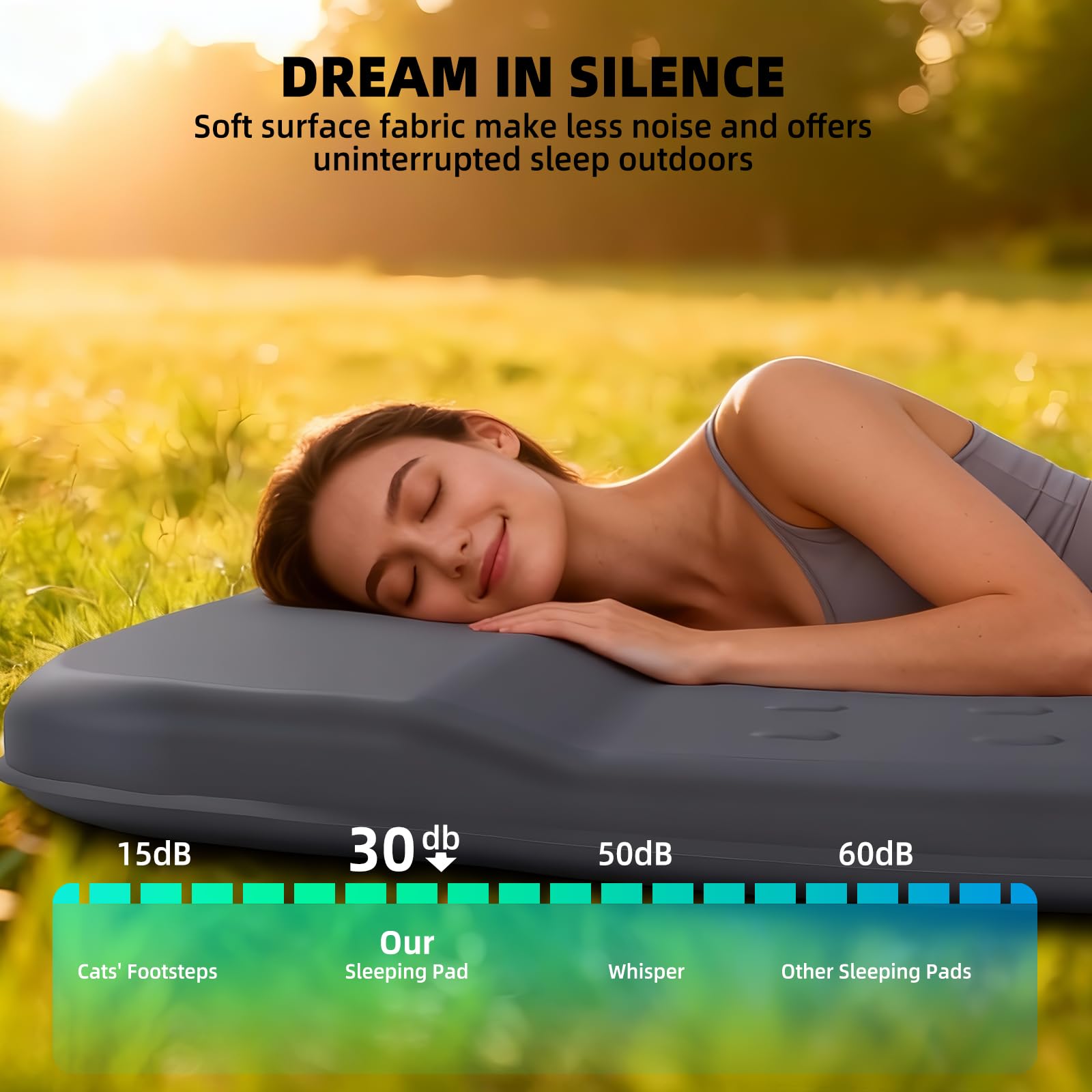 KASIMO Memory Sleeping Pad per Campeggio