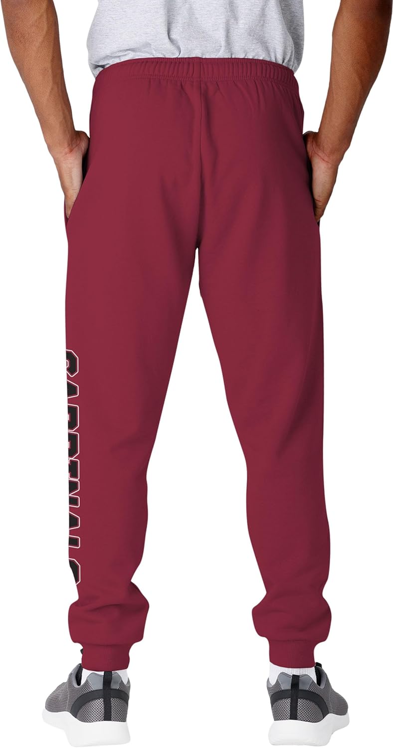 FOCO NFL Men's Officially Licensed Team Color Primary Logo Prime Time Football Sweatpants Joggers Pants - Image 2