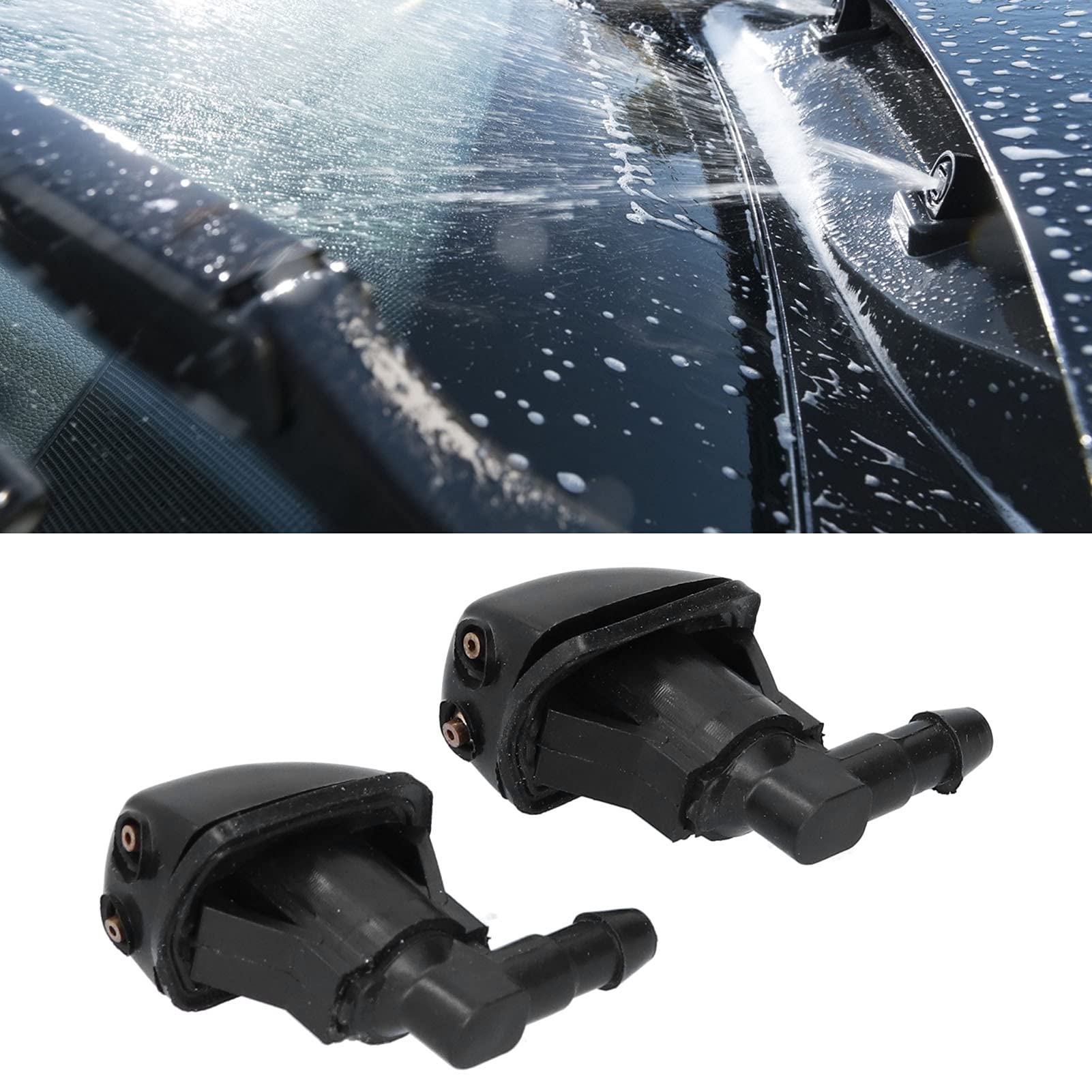 Spruzzatore per Tergicristallo, Ricambio Automobilistico Kit di Ugelli per Tergicristallo Spruzzatore Spruzzatore per Lavavetri Sostituzione per XV30 / Sostituzione per E20
