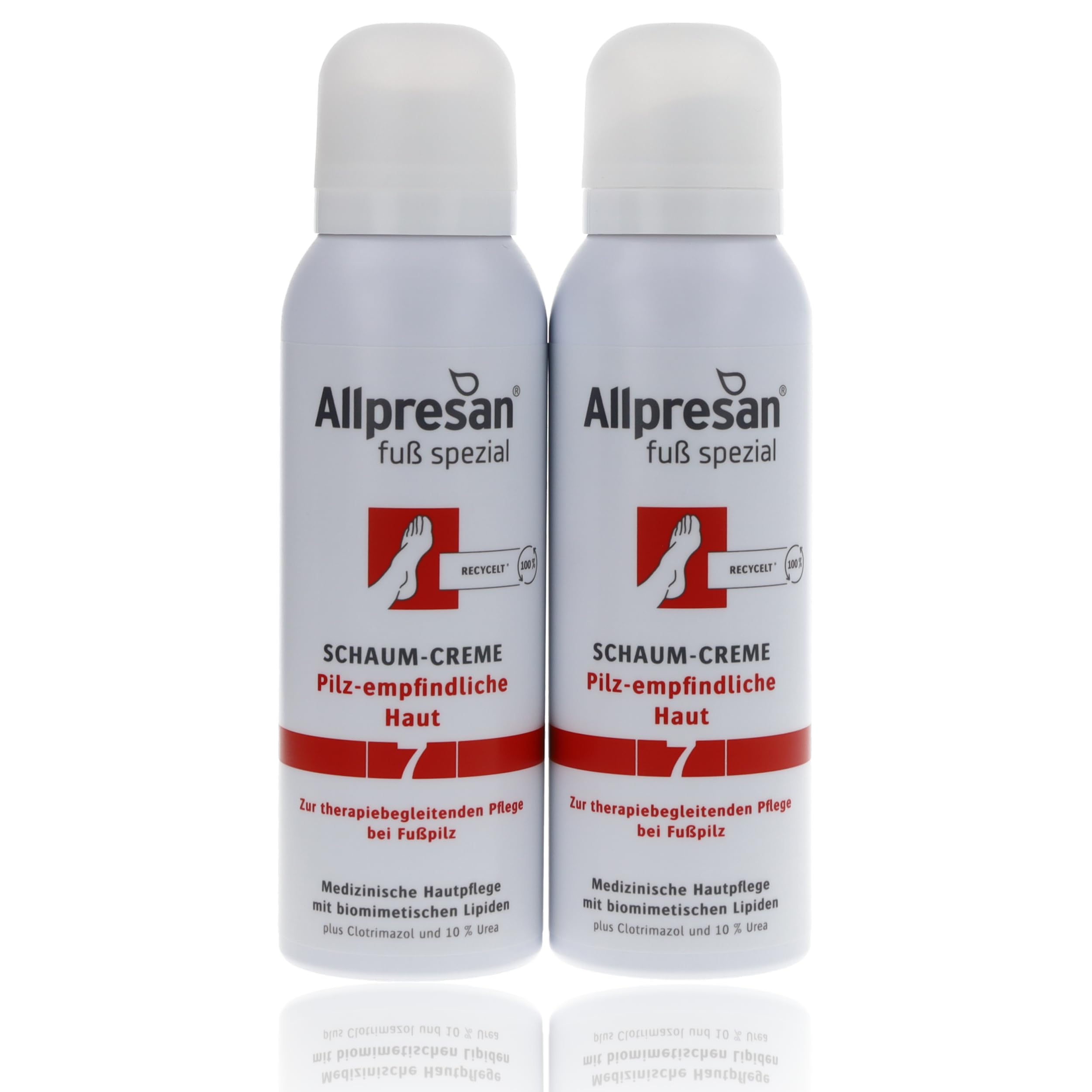 Allpresan Fuß spezial Nr. 7 Pilz-empfindliche Haut zur täglichen - oder therapiebegleitenden - Pflege bei zu Fußpilz neigender Haut, 125 ml (2)