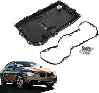 24118612901 Automatic Transmission Filter Oil Pan Kit 8 Speed with Washer Screws Applied for DU-RANGO for R-AM 1500 for 228i 320i 328d 328i 335i 340i Replace for 24117624192, 24117604960