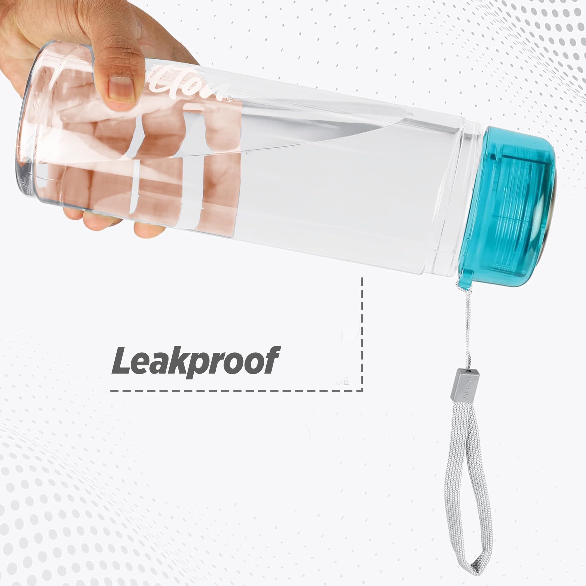 Treo Glass Bottles - Leak Proof & BPA Free -4