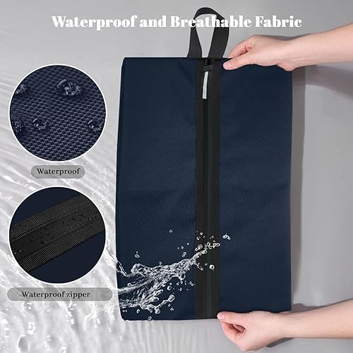 Miniatura 5 de Bolsas de zapatos para viajes, bolsa de almacenamiento multifuncional, impermeable, a prueba de polvo, organiza zapatos, ropa, cosméticos, para