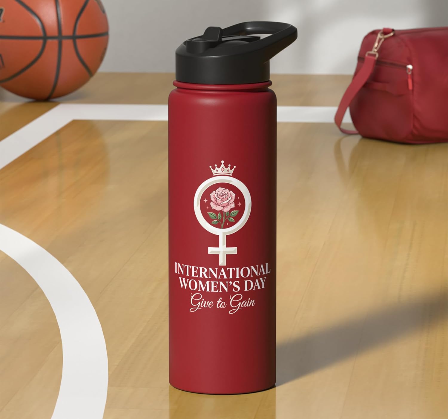 March 8 Give to Gain International Women’s Day 2026 Stainless Steel Insulated Water Bottle - Image 7