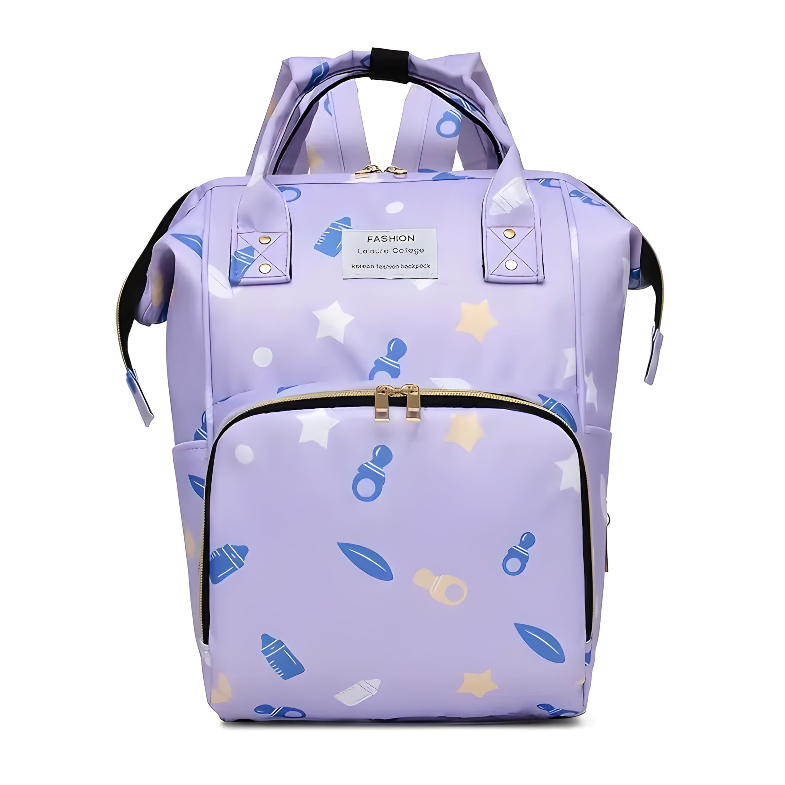 DREAM DOODLE Multi-Pocket Diaper Bags for Toddlers - Durable & Stylish Polyester Oxford Fabric with 13 Compartments - Perfect for Travel, Daycare, Everyday Use-picture-21
